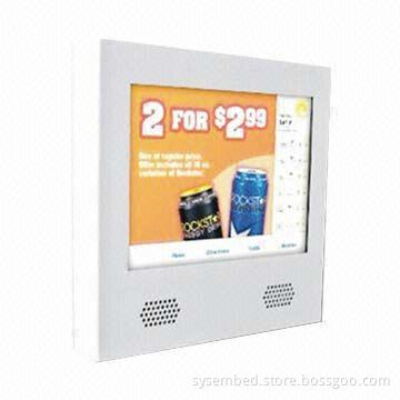 LCD bus video advertising player with USB and SD card slot